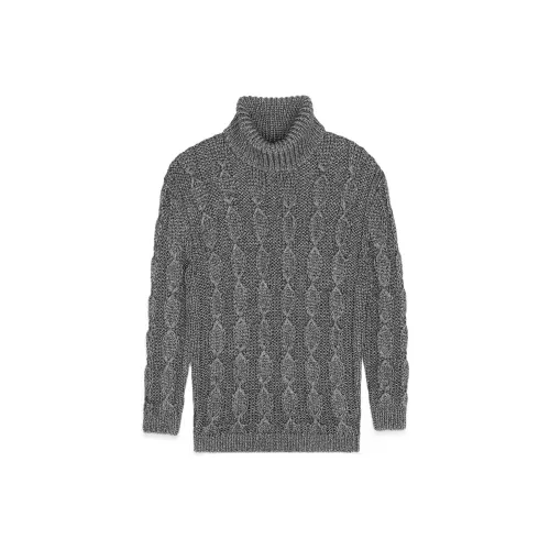 SAINT LAURENT Sweaters Men Silver