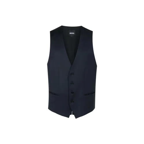 HUGO BOSS Vests Men Black