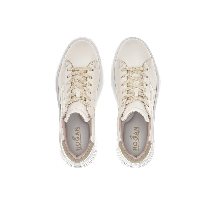 HOGAN Rebel Round Toe Low Top Sneakers Women's-3