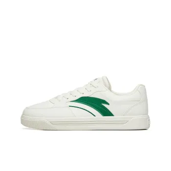 Anta Life Collection Low Top Skateboard Shoes Men's Green White