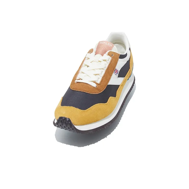 Norman Walsh Lightweight, Wear resistant, And Non slip Low Top Running Shoes Unisex Black Yellow Blue-3