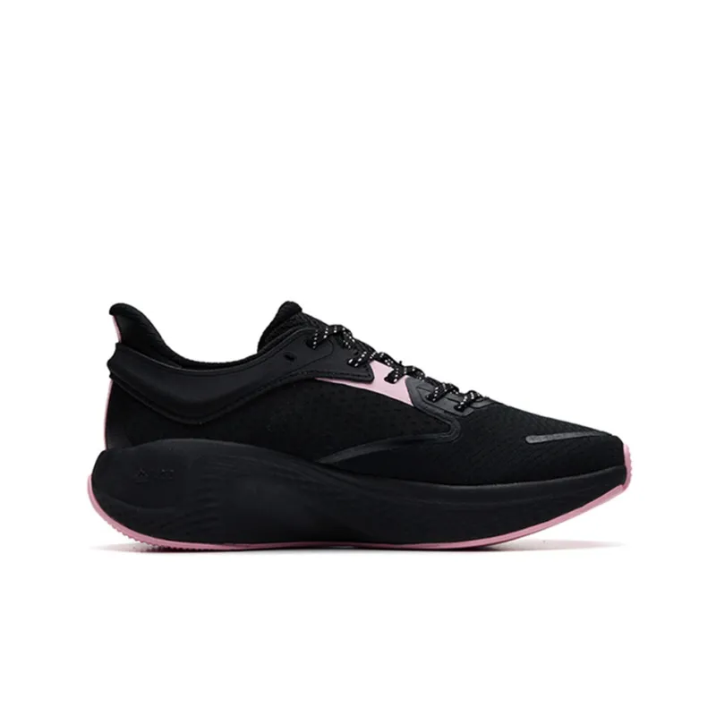Anta Low-Top Casual Running Shoes Women's Black Red-1