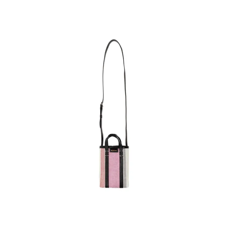Balenciaga Barbes Lambskin Trim Cell Phone Pouch Handbag Women's Multicolor-3
