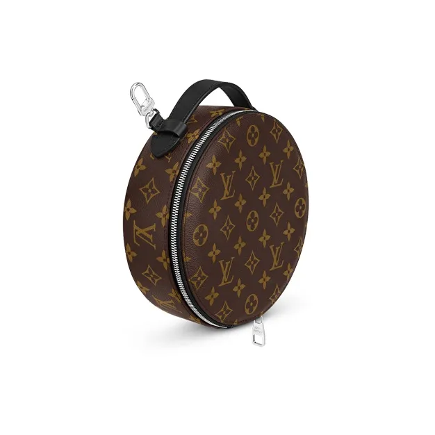 LOUIS VUITTON Audio Case Monogram Macassar Brown-1