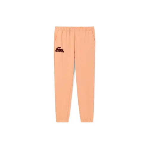 LACOSTE Knitted Sweatpants Men Light Orange