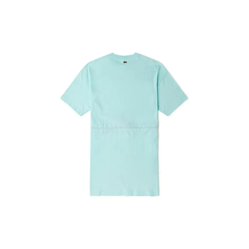 LACOSTE Short Sleeved Dresses Women's Light Blue-1