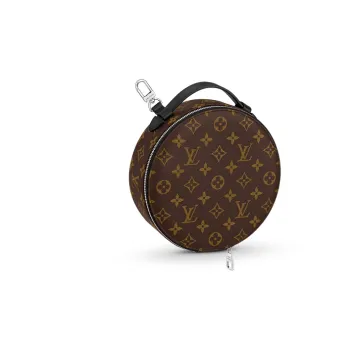 LOUIS VUITTON Audio Case Monogram Macassar Brown