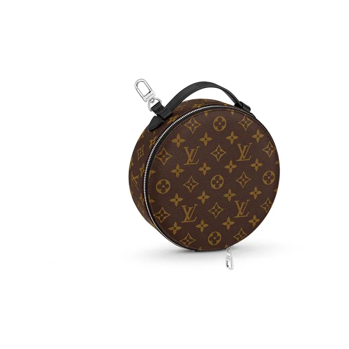 LOUIS VUITTON Audio Case Monogram Macassar Brown-0
