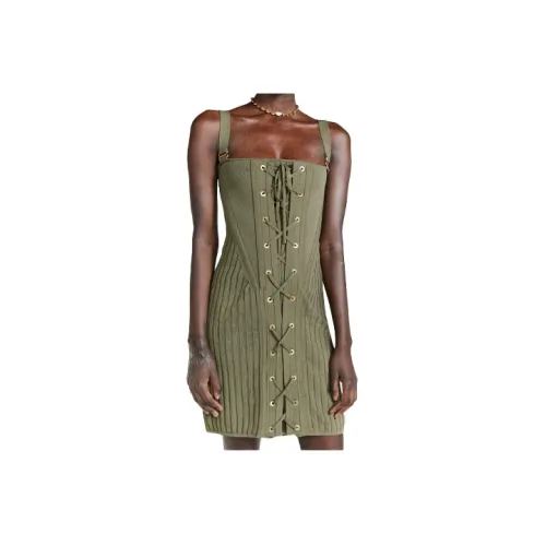 DION LEE Sleeveless Dresses Women's Green