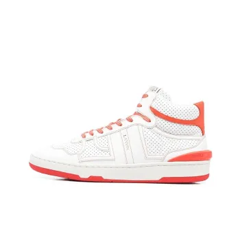 Lanvin High Top Stylish Skateboarding Shoes Men's White
