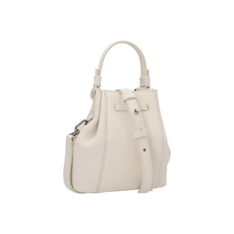 Furla Mastella Leather Bucket Bags Shoulder Bag Crossbody Bag Handbag Women's White-1