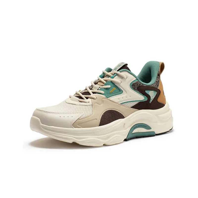 361° Spiritual Eye 4.0 Low-Top Casual Shoes Men's Beige Green-1
