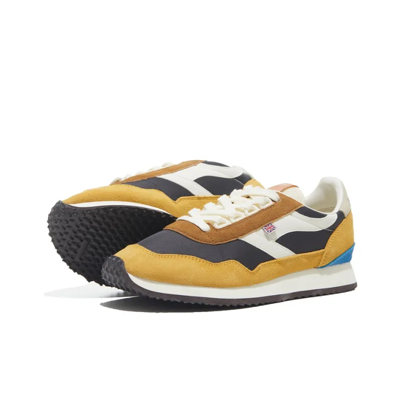 Norman Walsh Lightweight, Wear resistant, And Non slip Low Top Running Shoes Unisex Black Yellow Blue-1
