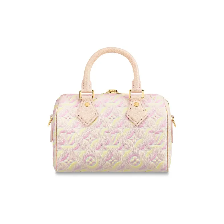 LOUIS VUITTON SpeedyBandoulière Cow Leather Pillow Bag, Shoulder Bag, Crossbody Bag, Handbag Regular Women's Pink-2