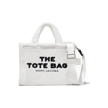 MARC JACOBS Terry Tote Bag Shopping Bag Shoulder Bag Crossbody Bag Handbag Small Size Women's White