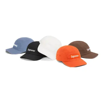 Supreme Linen Fitted Camp Cap