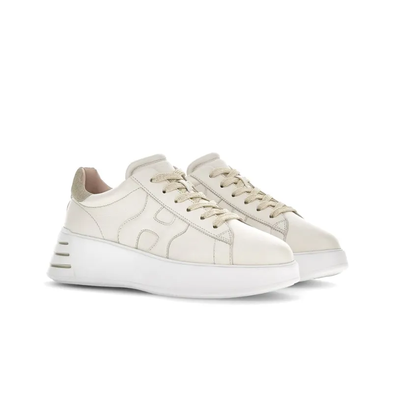 HOGAN Rebel Round Toe Low Top Sneakers Women's-1