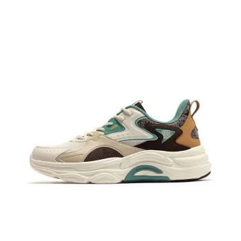 361° Spiritual Eye 4.0 Low Top Casual Shoes Men's Beige Green