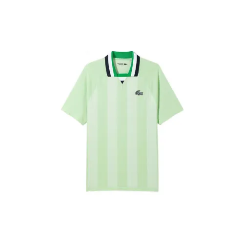 LACOSTE Polo Shirts Men Light Green