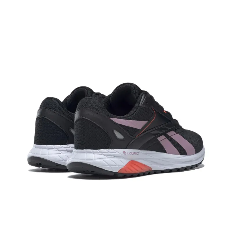 Reebok Liquifect 90 2 Breathable Lightweight Low-Top Running Shoes Women's Black Pink-3