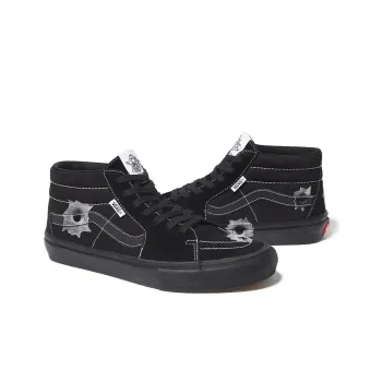Vans Skate Grosso Mid Supreme X Nate Lowman Black