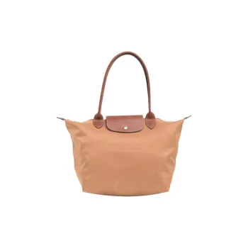 LONGCHAMP Le Pliage Fabric Dumpling Bag Handbag Shoulder Bag Women's Orange-Brown
