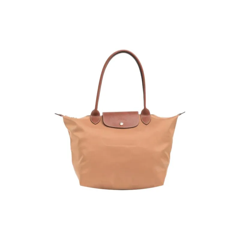 LONGCHAMP Le Pliage Fabric Dumpling Bag Handbag Shoulder Bag Women's Orange-Brown-0