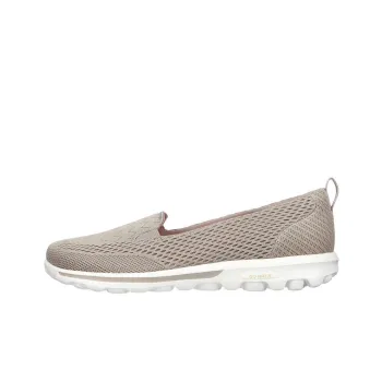Skechers Go Walk Classic Cushioned Anti-Slip Wear-Resistant Breathable Lightweight Low-Top Casual Shoes Women's Taupe