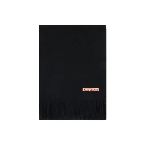 Acne Studios Knit Scarves Unisex Black