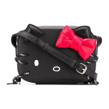 Balenciaga Hello Kitty Co-branded Calfskin Camera Bags Shoulder Bag Crossbody Bag Small Size Women's Black