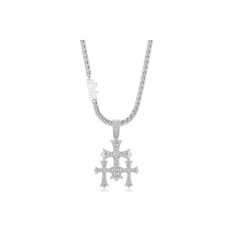 TheRubz Alloy Zircon Pendant Necklaces Unisex-4