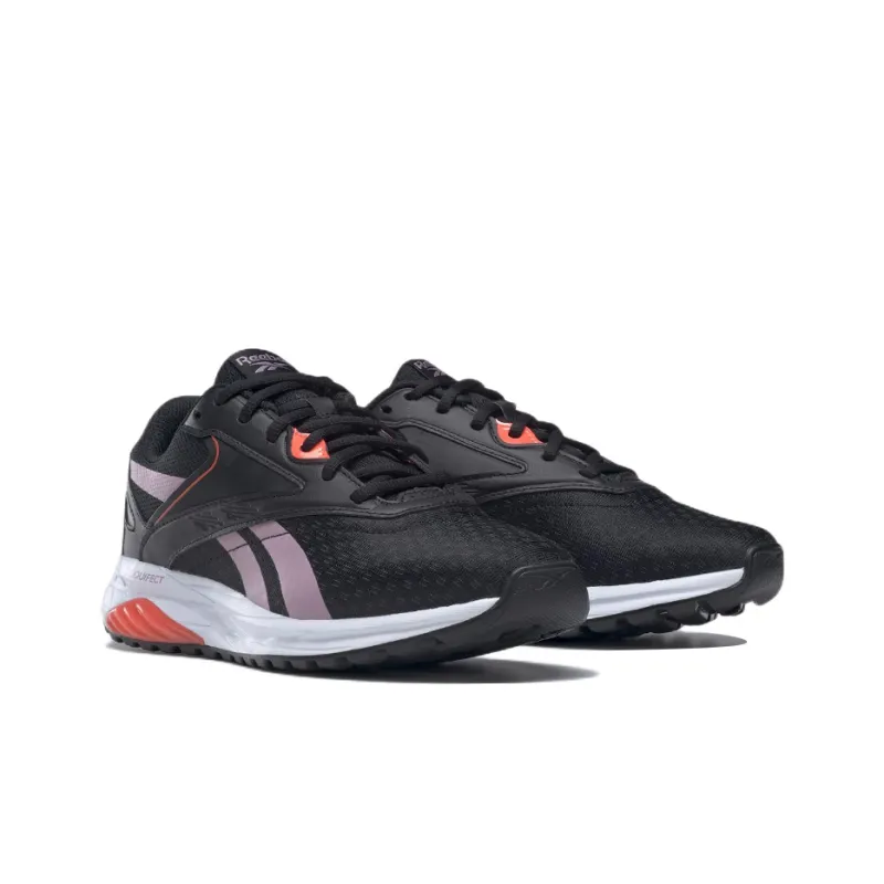 Reebok Liquifect 90 2 Breathable Lightweight Low-Top Running Shoes Women's Black Pink-2