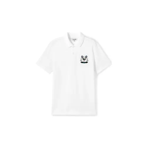 LACOSTE Polo Shirts Men White