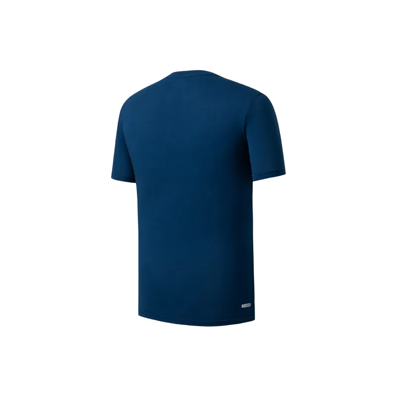 Erke T Shirt Men's Microchip Blue-1