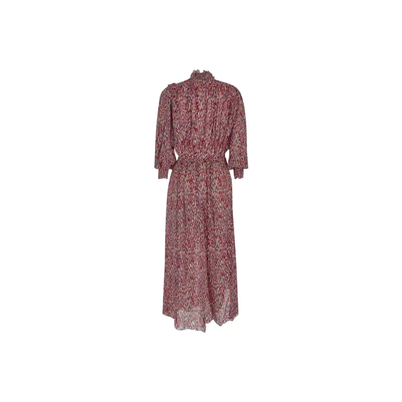 ISABEL MARANT ETOILE Long-Sleeved Dresses Women's Red-1