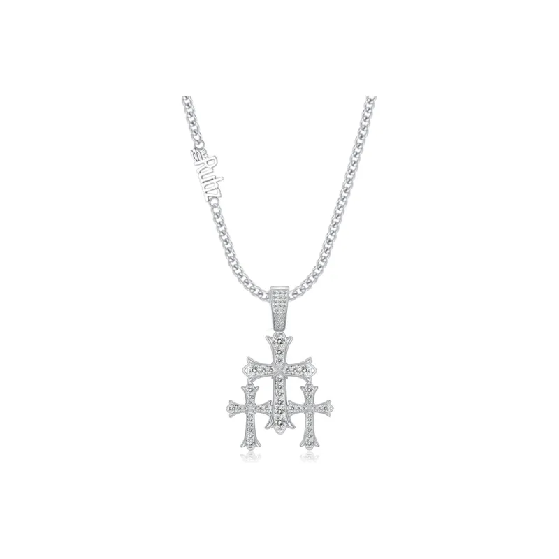 TheRubz Alloy Zircon Pendant Necklaces Unisex-2