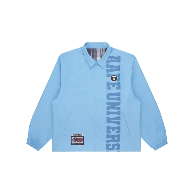 Aape Tartan check Logo Shirt Jacket-11
