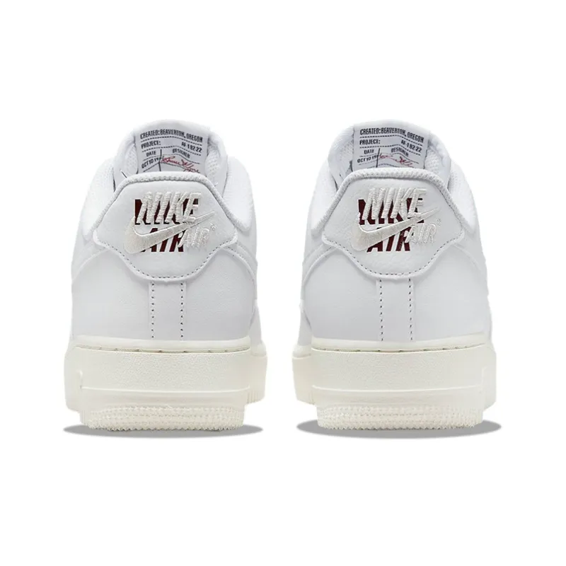 Nike Air Force 1 Low '07 Premium History Of Logos White Sail Women's-4