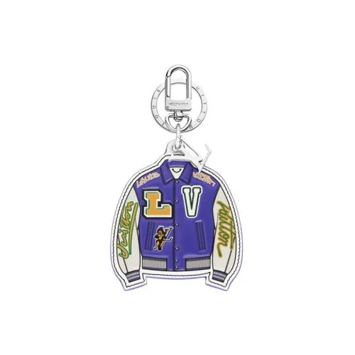 LOUIS VUITTON LV Varsity Jacket Illustre Bag Charm Keyholder 