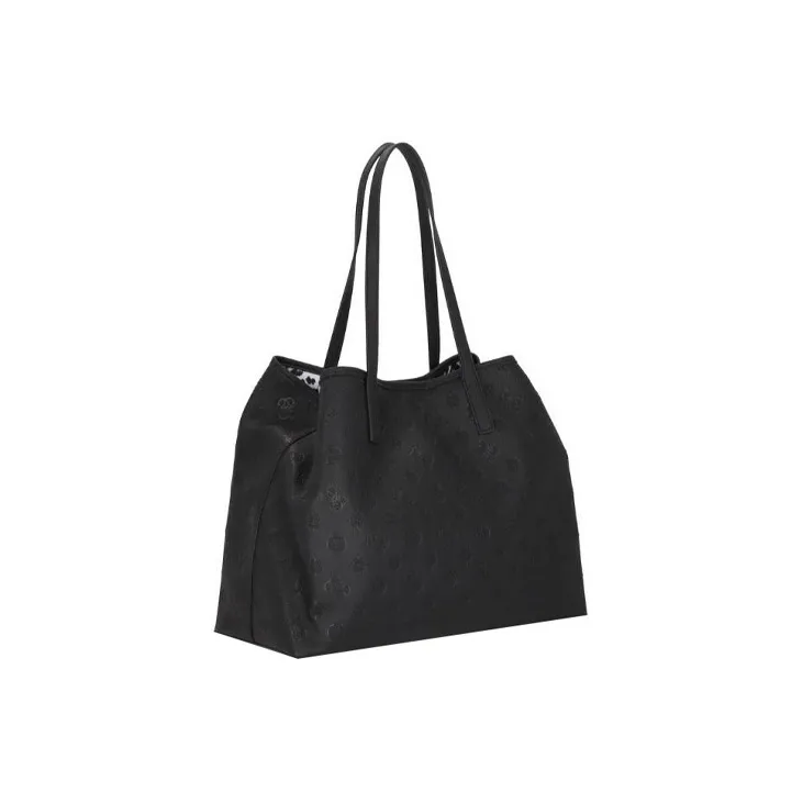 GUESS Polyurethane Tote Bag Shopping Bag Women's Black-2