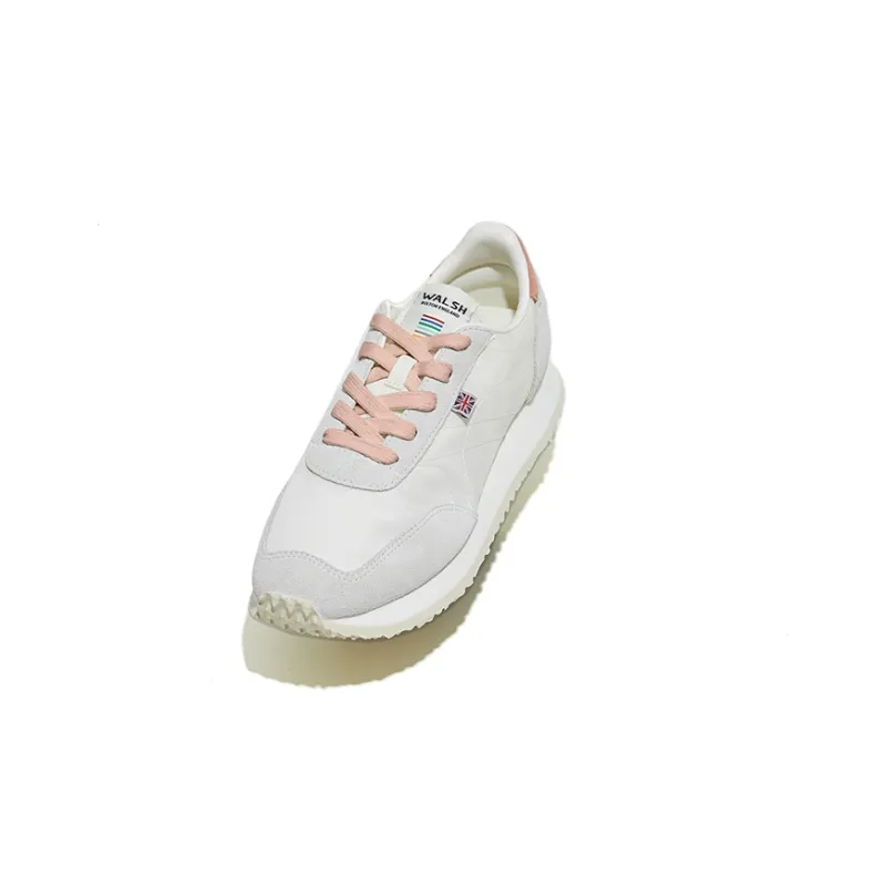 Norman Walsh TDL Cushioned Anti-Slip And Wear-Resistant Lightweight Casual Running Shoes Unisex White/Red Brown-3