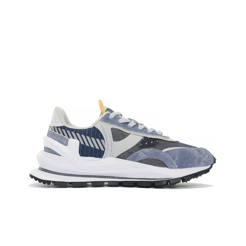 LiNing Fangyuan Eternal Cushioning Anti Slip And Wear Resistant Low Top Sports Casual Shoes Men's Blue Gray-1
