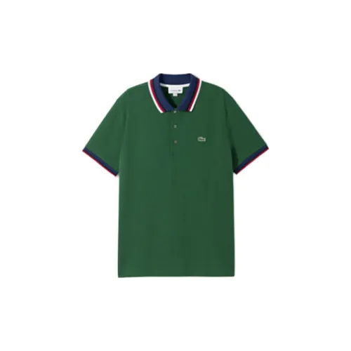 LACOSTE Polo Shirts Men Green