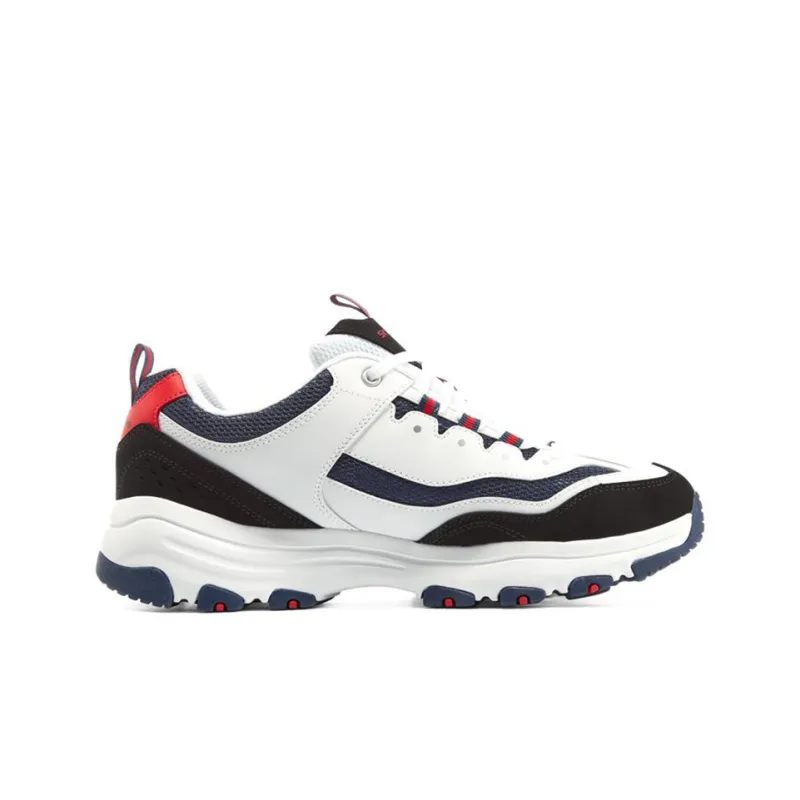 Skechers I-Conik Casual Shoes Men Low-Top White/Marine Blue/Red/Black-1