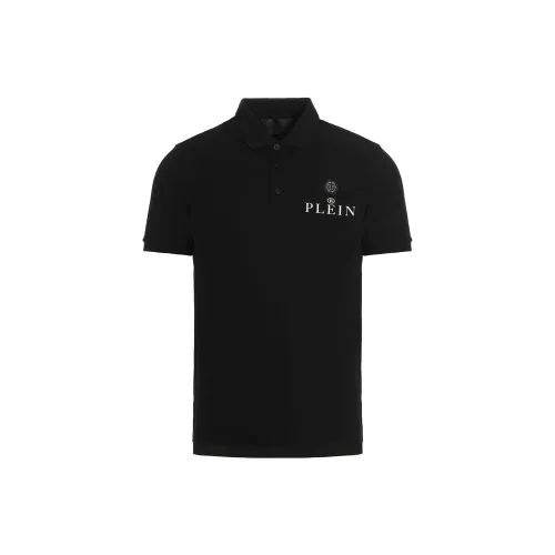 PHILIPP PLEIN Polo Shirts Men Black