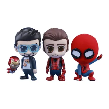 Hot Toys Spider Man Cosb370 Hero Returns Custom Battle Armor Set Chibi Figures 3.5cm