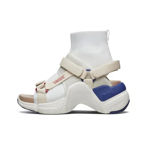 Skechers Block Beach Sandals Women's White/Red/Blue