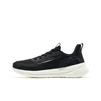 Erke Bullets Low Top Running Shoes Men's Black White