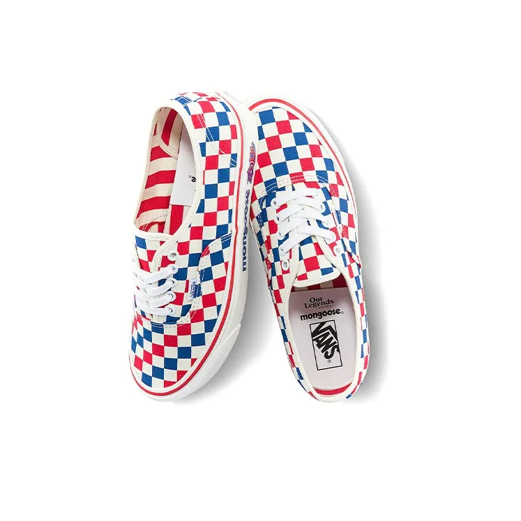 Authentic Our Legends X Vans 44 Dx 'Mongoose Red Blue Checkerboard'-3