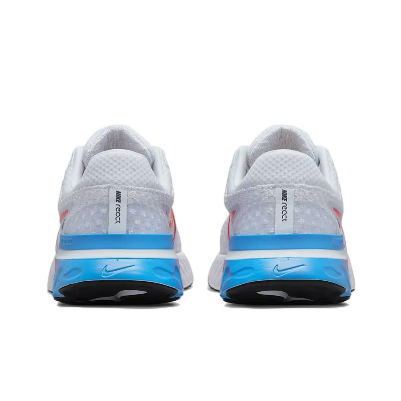 Nike React Infinity Run Flyknit 3 'Grey Bright Crimson' Women's-4